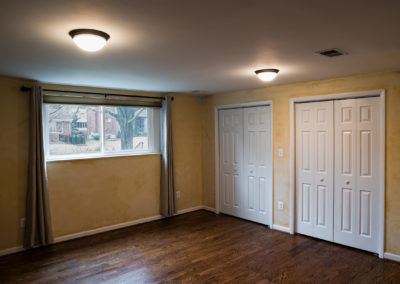 Master Bedroom with new dual closet